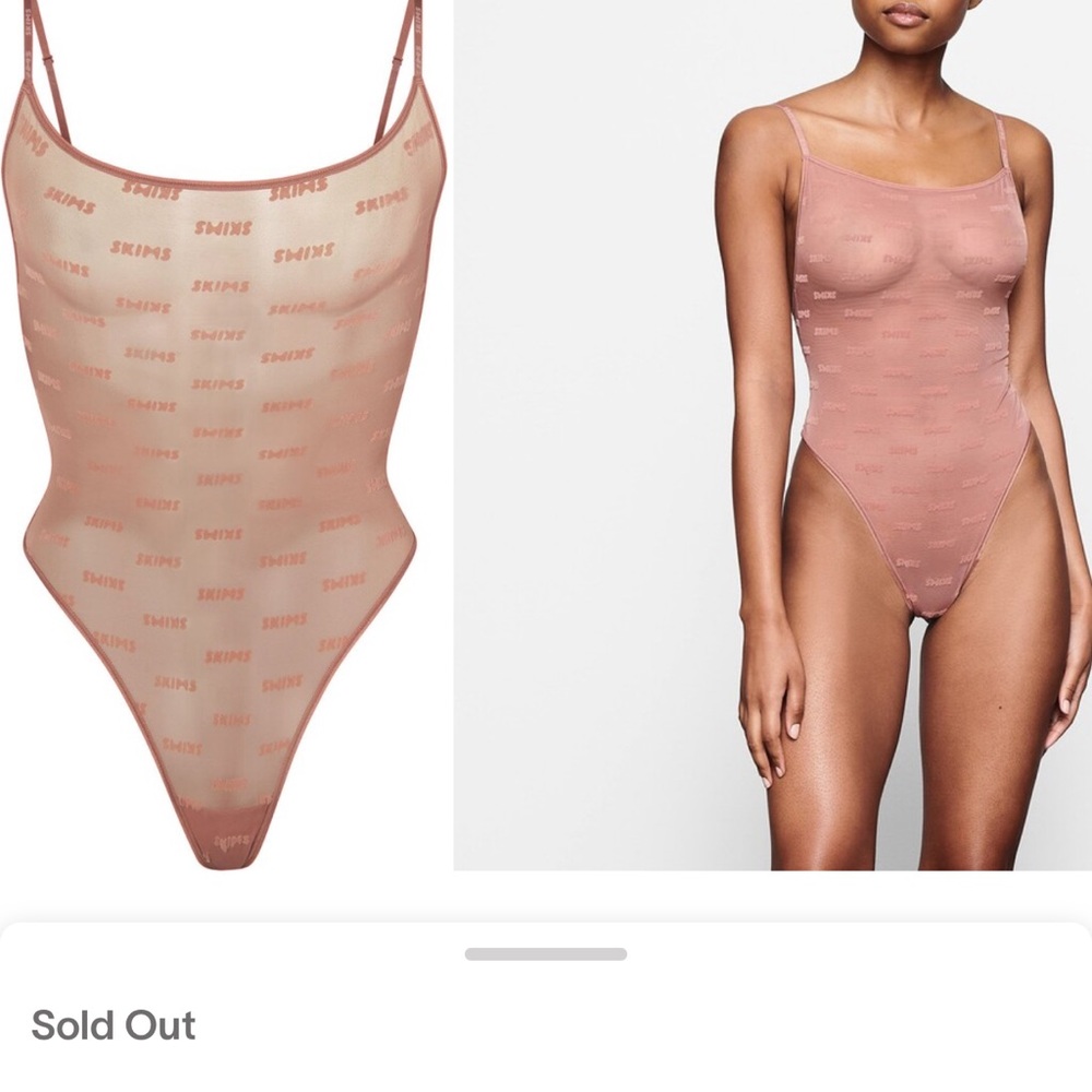 Skims After Hours Cami Bodysuit - Orchid Size XL